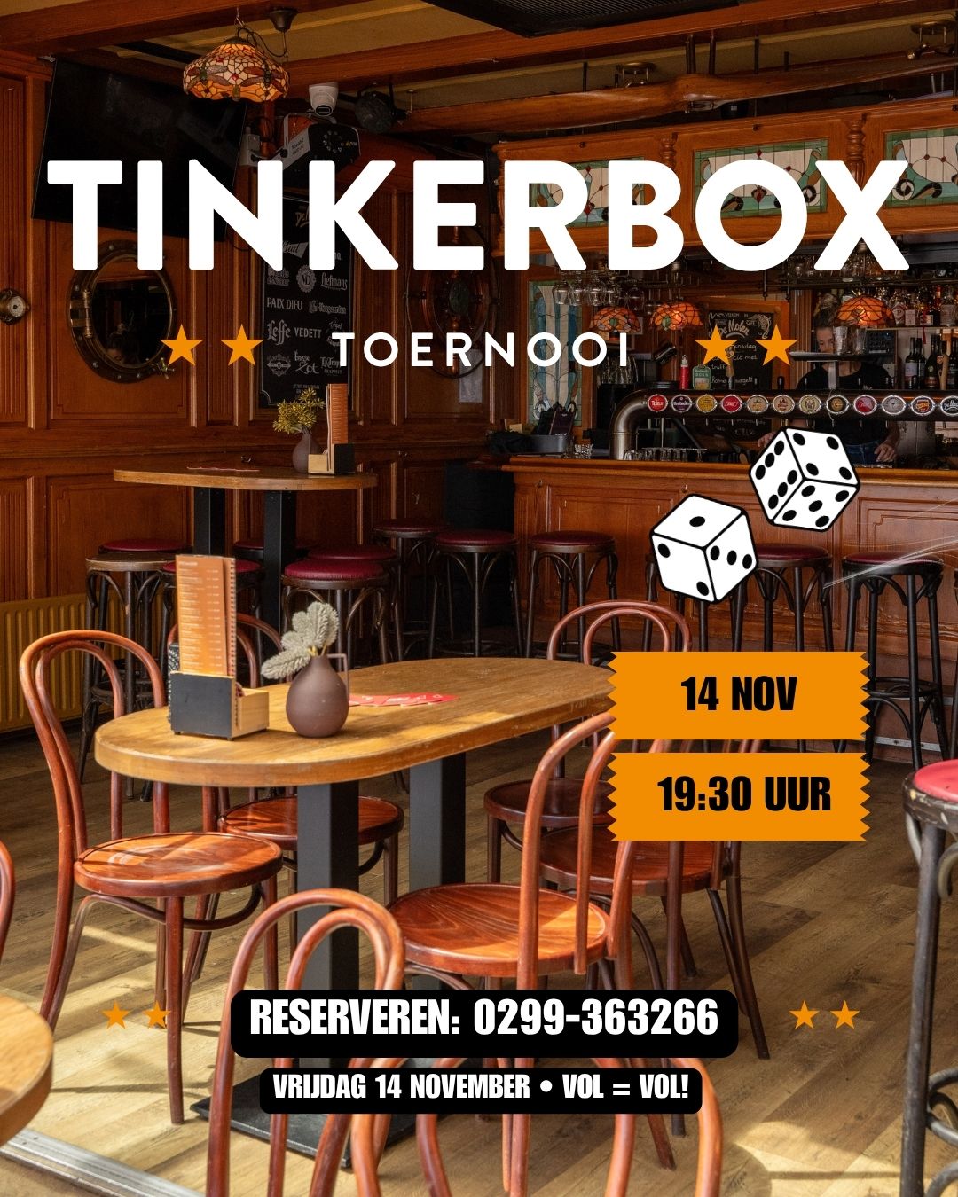 Tinkerbox toernooi molen 14 november 2025